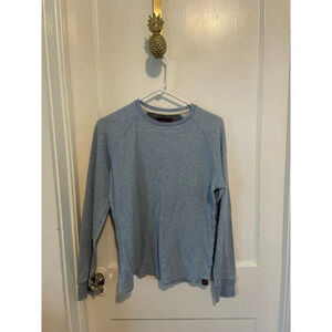 Alesbury Men's size Small Blue Crewneck Long Sleeve Shirt